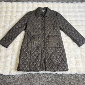 PATTY KIM Quilted Gray Coat